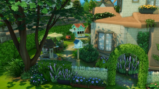 Sims 4 Cobblebottom Cottage Living by ynn016 at Mod The Sims 4