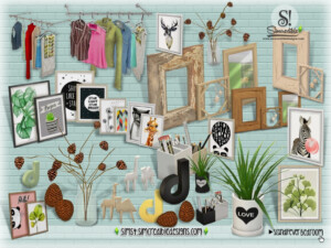 ScandiFever Bedroom decor by SIMcredible at TSR