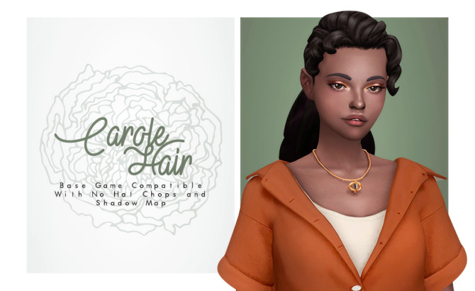 Sims 4 Carole Hair at Isjao
