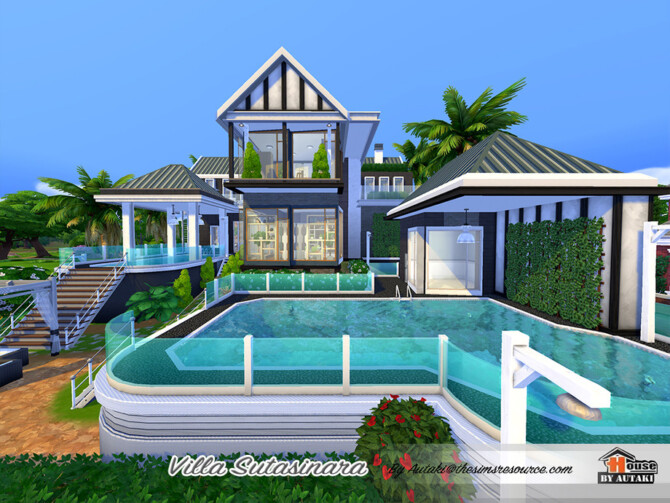 Sims 4 Villa Sutasinara by autaki at TSR