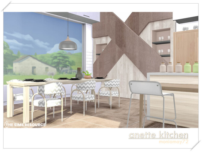 Sims 4 Anette Kitchen by Moniamay72 at TSR