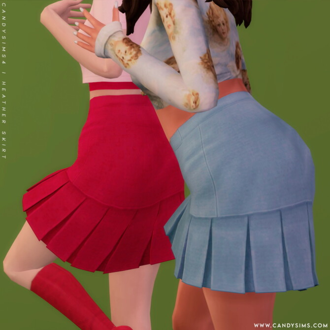 Sims 4 HEATHER SKIRT at Candy Sims 4