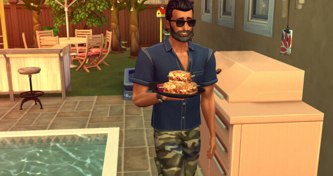 Sims 4 Chickn Burger Custom Recipe by RobinKLocksley at Mod The Sims 4