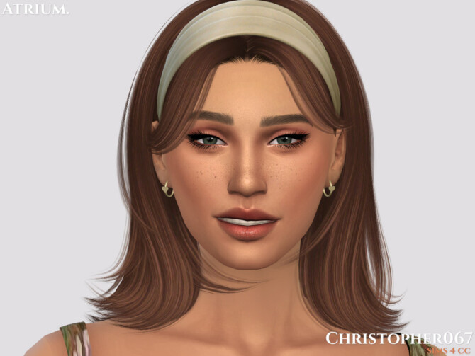 Sims 4 Atrium Earrings by Christopher067 at TSR