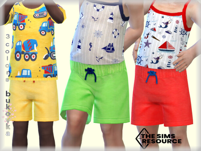 Sims 4 Shorts Toddler by bukovka at TSR