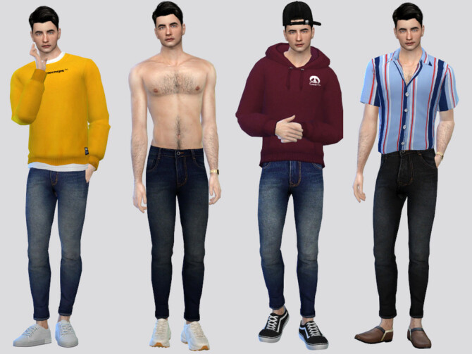 Sims 4 Gregg Denim Jeans by McLayneSims at TSR