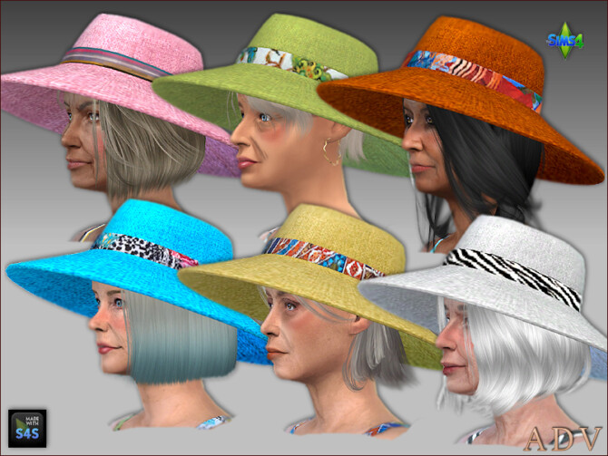 Sims 4 Swimsuits and hats for seniors at Arte Della Vita