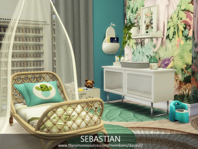 Sims 4 SEBASTIAN bedroom by dasie2 at TSR