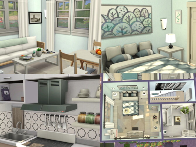 Sims 4 City Townhouses by Flubs79 at TSR