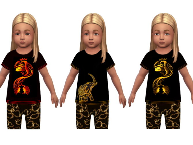 Sims 4 Small shirt Toddler by Louisa 0101 at TSR