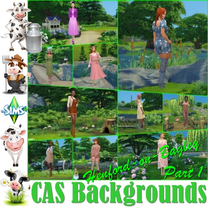 Sims 4 Henford on Bagley CAS Backgrounds Part 1 at Annett’s Sims 4 Welt