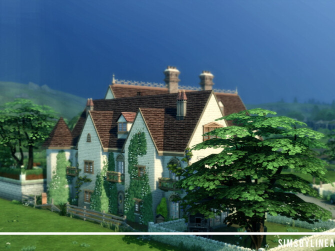 Sims 4 Overgrown Estate by SIMSBYLINEA at TSR