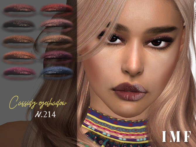 Sims 4 IMF Cassidy Eyeshadow N.214 by IzzieMcFire at TSR