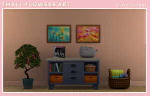 Small Flower Art & Sims Scenery Art at Midnightskysims