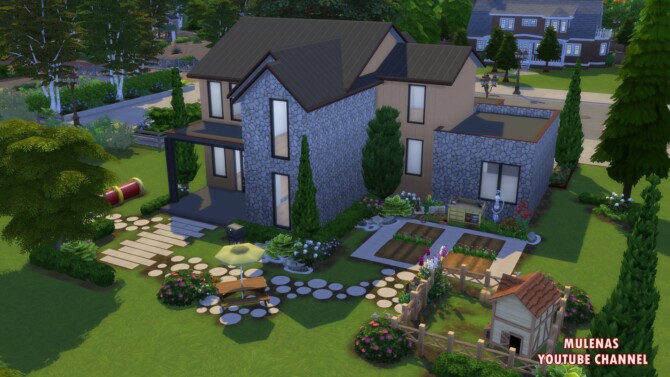 Sims 4 Family house frame at Sims by Mulena