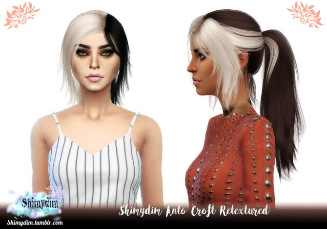 Sims 4 Anto Croft Hair Retexture at Shimydim Sims