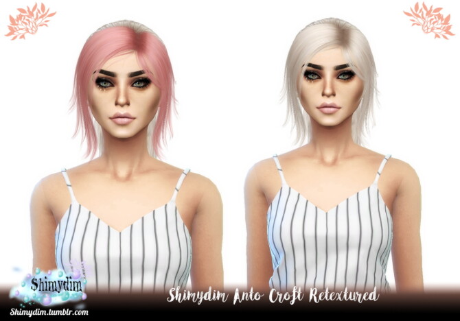 Sims 4 Anto Croft Hair Retexture at Shimydim Sims