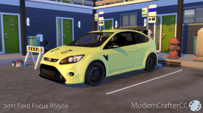 Sims 4 2011 Ford Focus RS500 at Modern Crafter CC