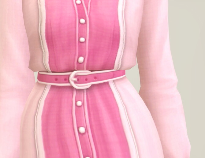 Sims 4 Color Block Shirt Dress & Shirt at Rusty Nail