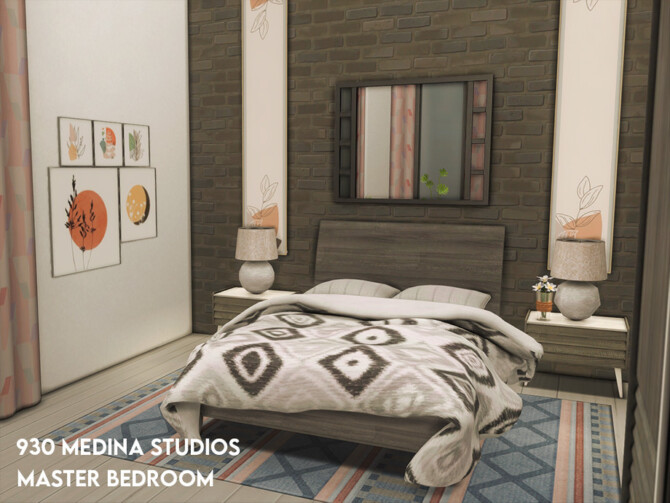 Sims 4 930 Medina Studios   Master Bedroom by xogerardine at TSR