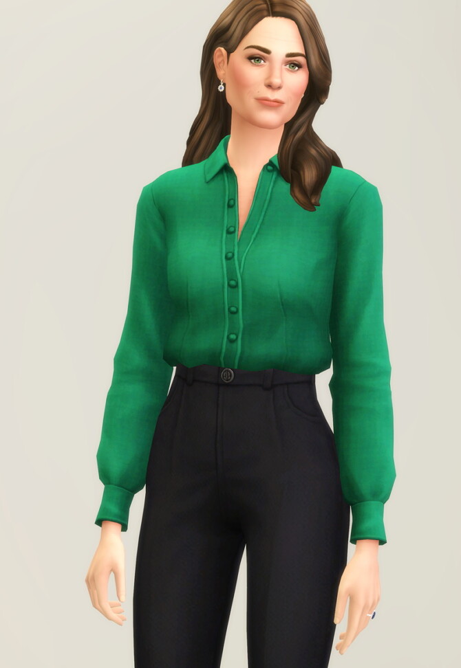Sims 4 Windy Shirt Dress & Shirt at Rusty Nail
