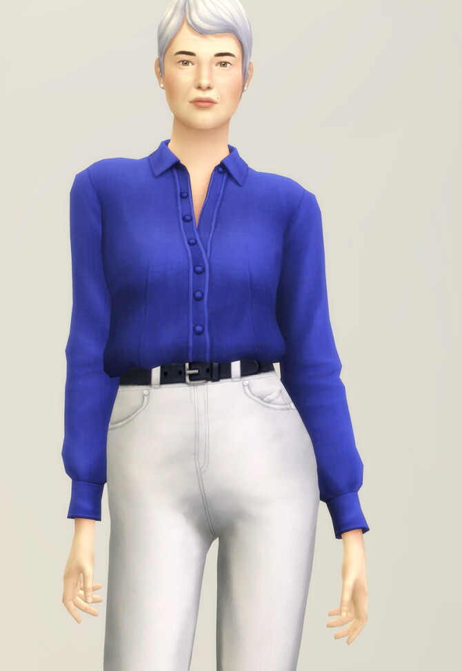 Sims 4 Windy Shirt Dress & Shirt at Rusty Nail