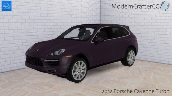 Sims 4 2012 Porsche Cayenne Turbo at Modern Crafter CC