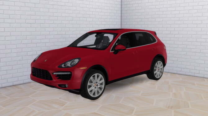 Sims 4 2012 Porsche Cayenne Turbo at Modern Crafter CC