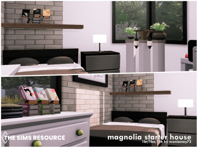 Sims 4 Magnolia Starter House by Moniamay72 at TSR