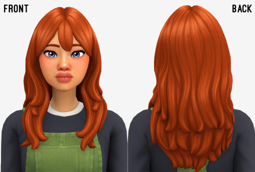 Sims 4 Bulak hair at Marso Sims