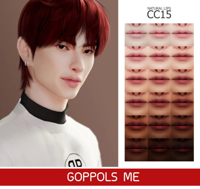 Sims 4 GPME GOLD Natural Lips CC15 at GOPPOLS Me