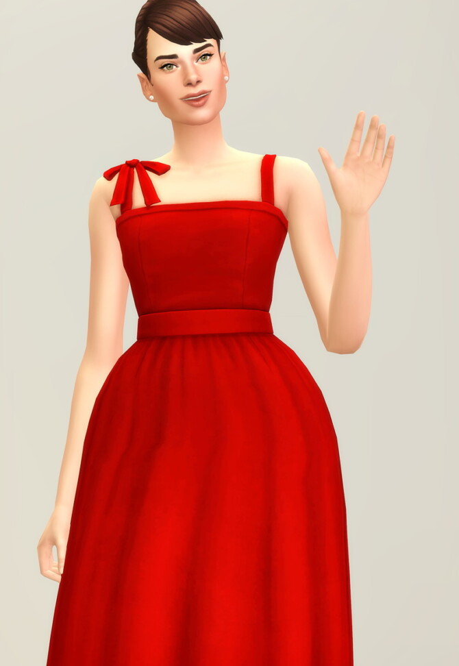 Sims 4 Dress for Audrey IV at Rusty Nail