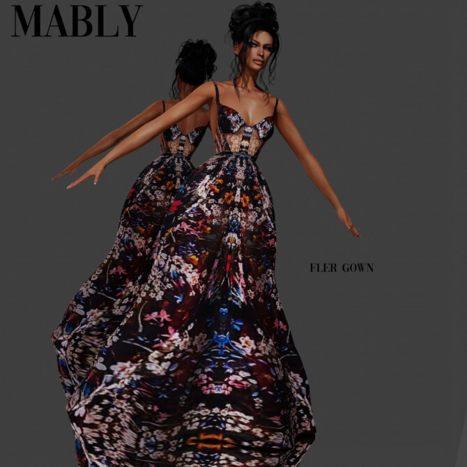 Sims 4 Short dresses, gown & jumpsuits at Mably Store