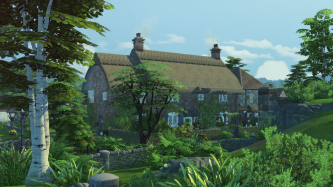 Sims 4 DANEMEAD Cottage Living lot at Picture Amoebae