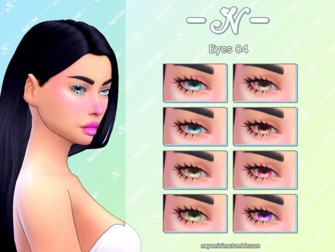 Sims 4 Non Default Eyes 04 at NayomiSims
