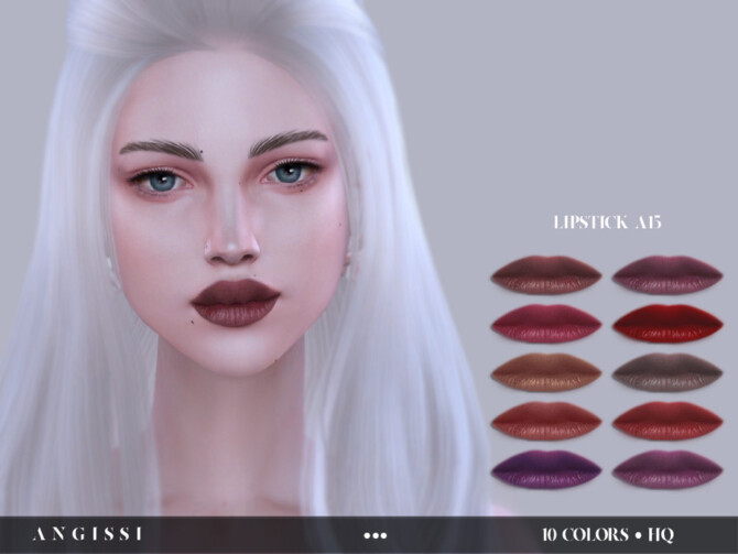 Sims 4 Lipstick A15 by ANGISSI at TSR