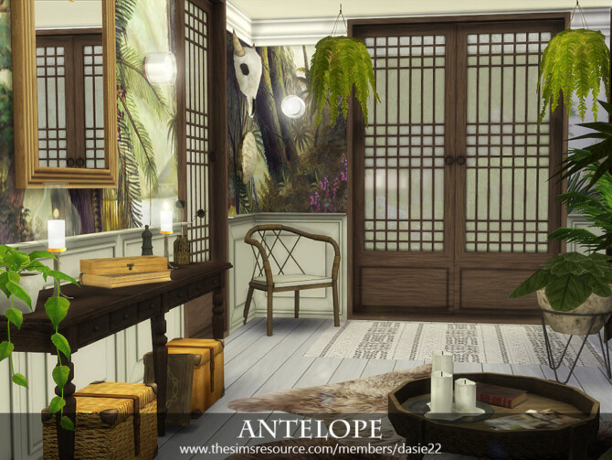 Sims 4 ANTELOPE hallway by dasie2 at TSR