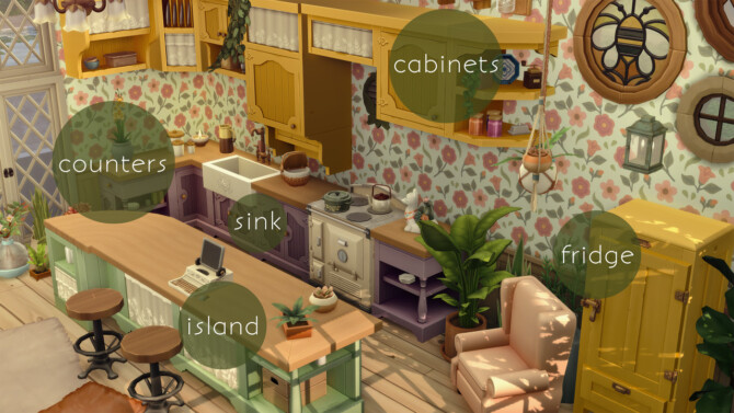 Sims 4 COTTAGE COR BLIMEY! Kitchen in Image Spectra at Picture Amoebae