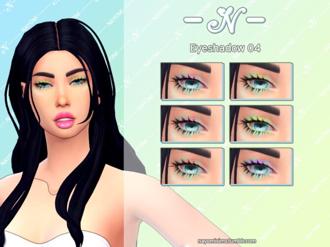 Sims 4 Eyeshadow 04 at NayomiSims