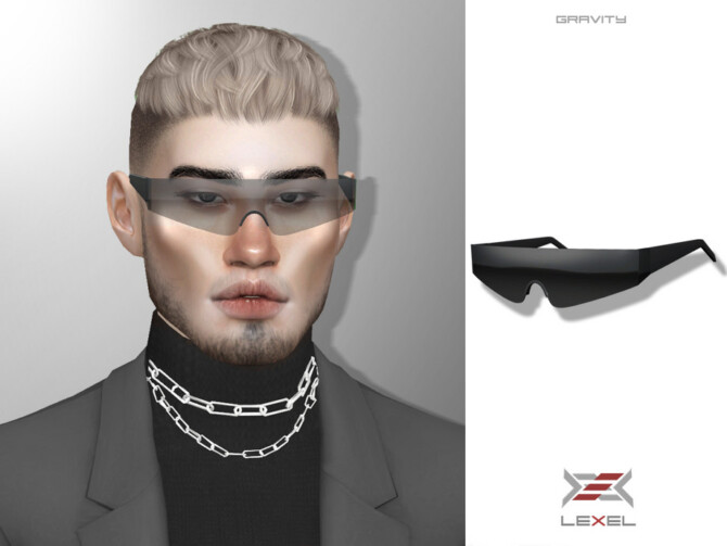 Sims 4 Gravity sunglasses by LEXEL at TSR