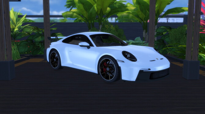 Sims 4 2022 Porsche 911 GT3 at LorySims