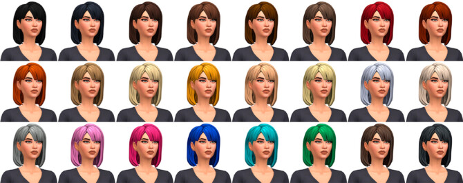 Sims 4 Fortnite Harmonizer Hair Conversion/Edit at Busted Pixels