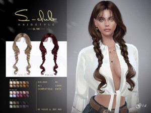 Braid hairstyle Gia by S-Club at TSR