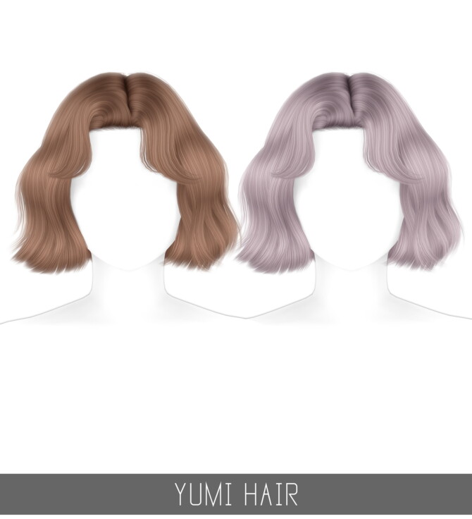 Sims 4 YUMI HAIR at Simpliciaty