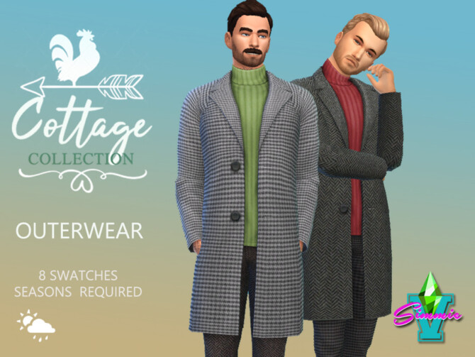 Sims 4 Cottage Outerwear by SimmieV at TSR