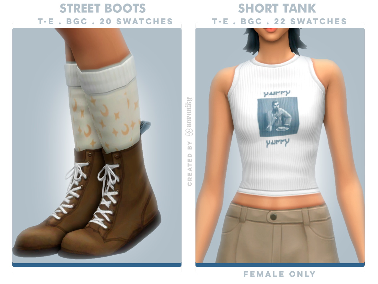 City Adventurer 14 items collection at SERENITY » Sims 4 Updates