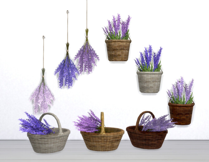 Sims 4 Lavender mini set by pocci at Garden Breeze Sims 4