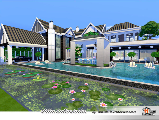 Sims 4 Villa Lalinvinda by autaki at TSR
