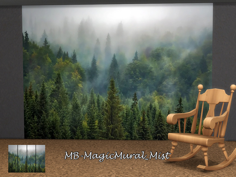 MB Magic Mural Mist by matomibotaki at TSR » Sims 4 Updates