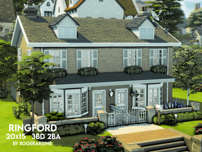 Sims 4 Ringford house by xogerardine at TSR